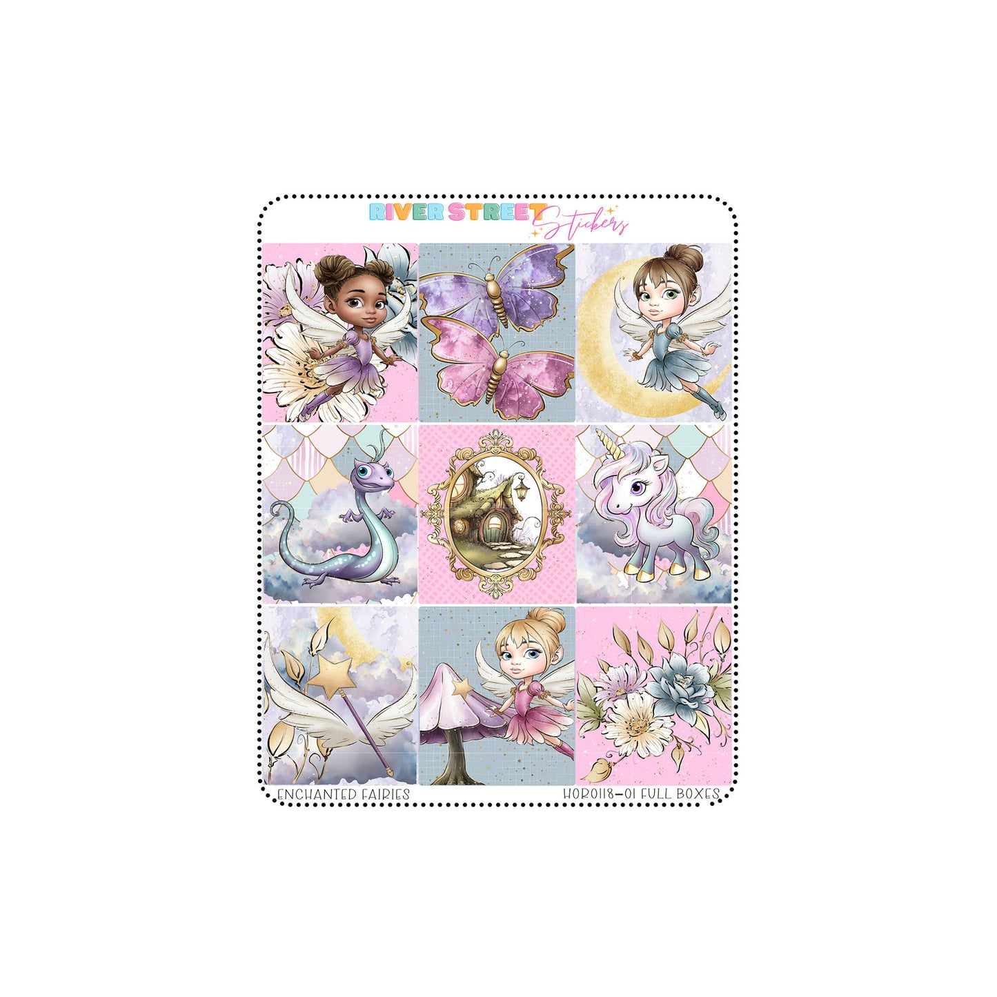 Enchanted Fairies Horizontal Weekly Kit