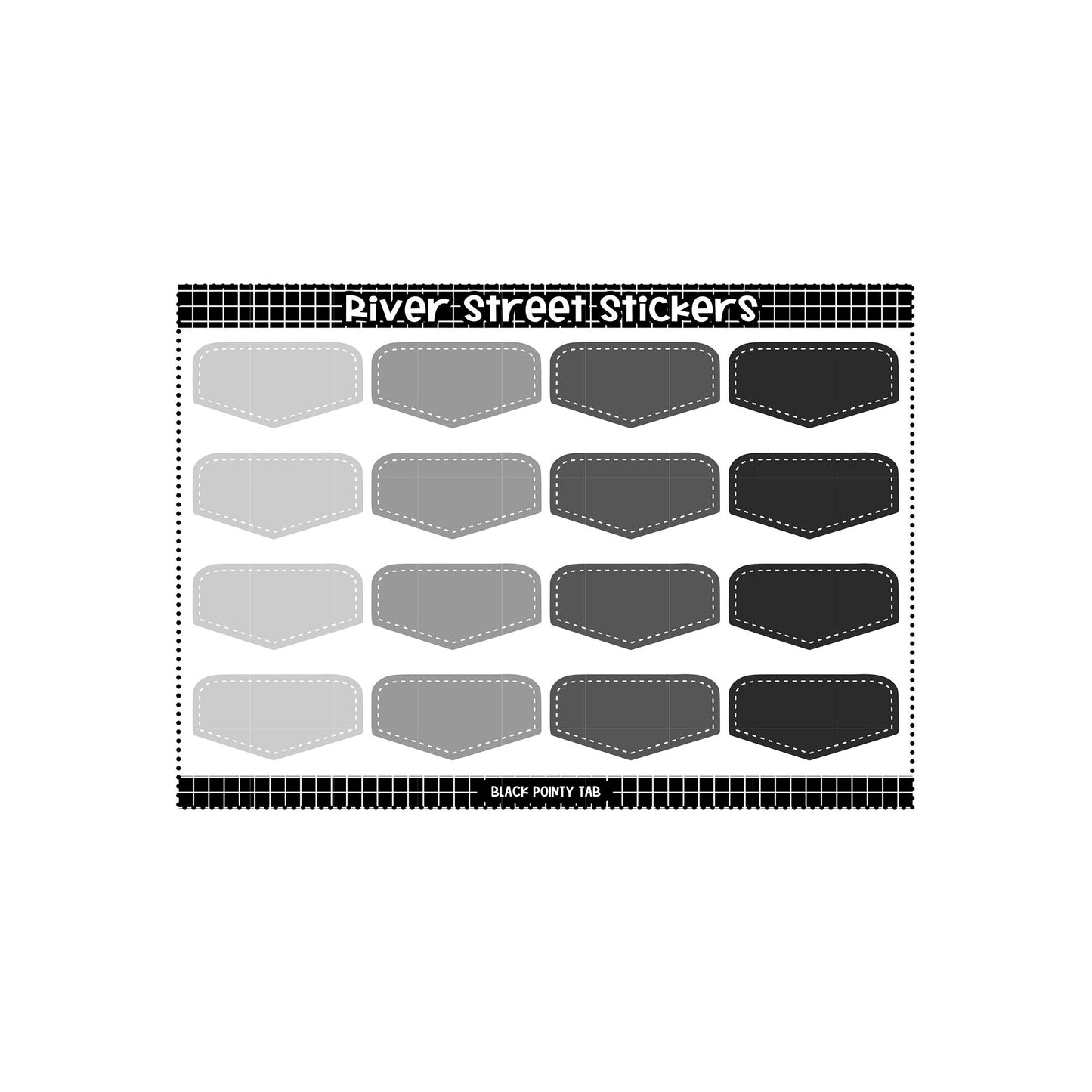 The Pointy Tabs Design Palette Collection