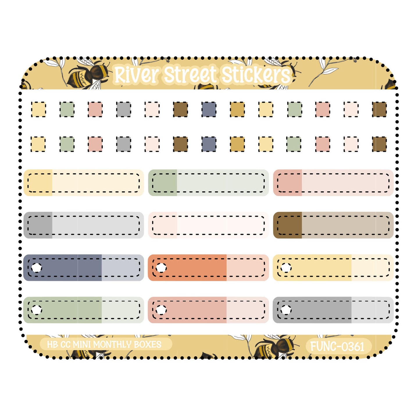 Honey Bees Color Collection