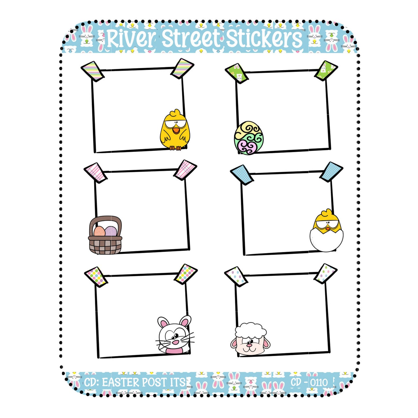 CD: Easter Post Its