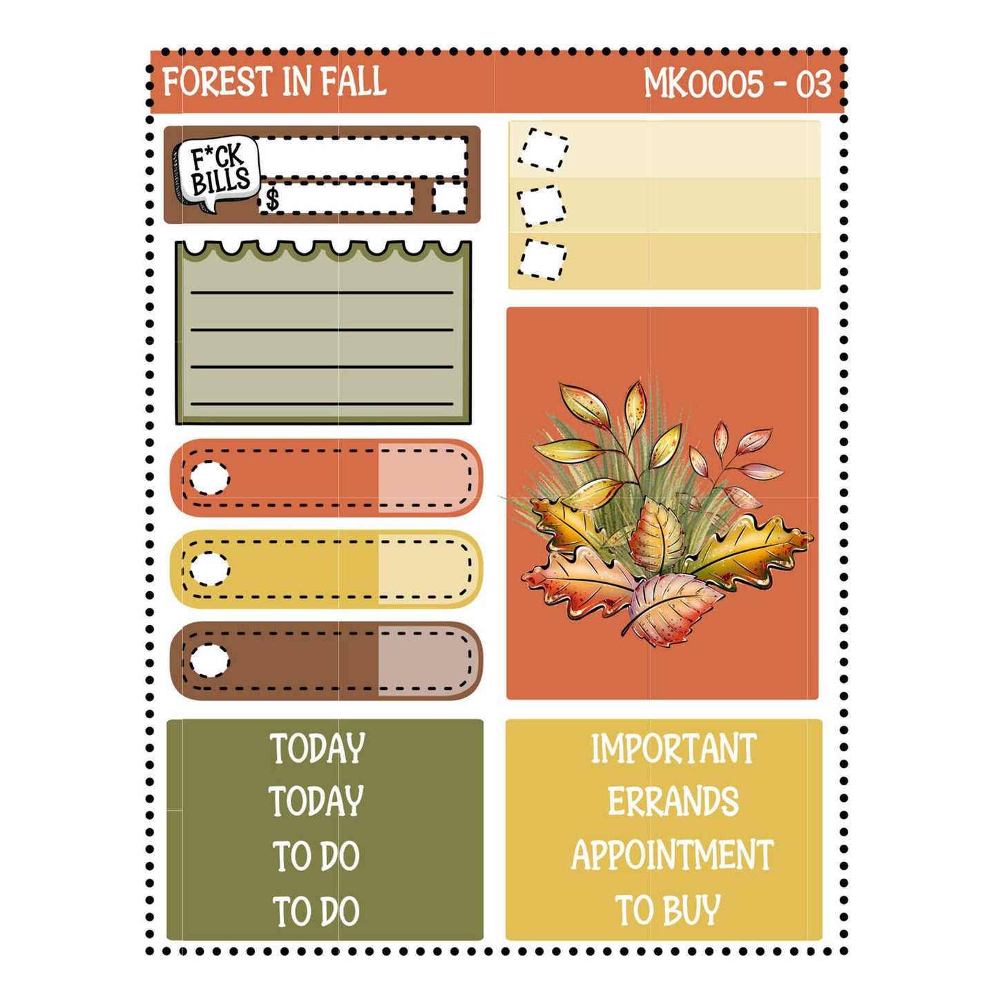 Forest In Fall Mini Kit