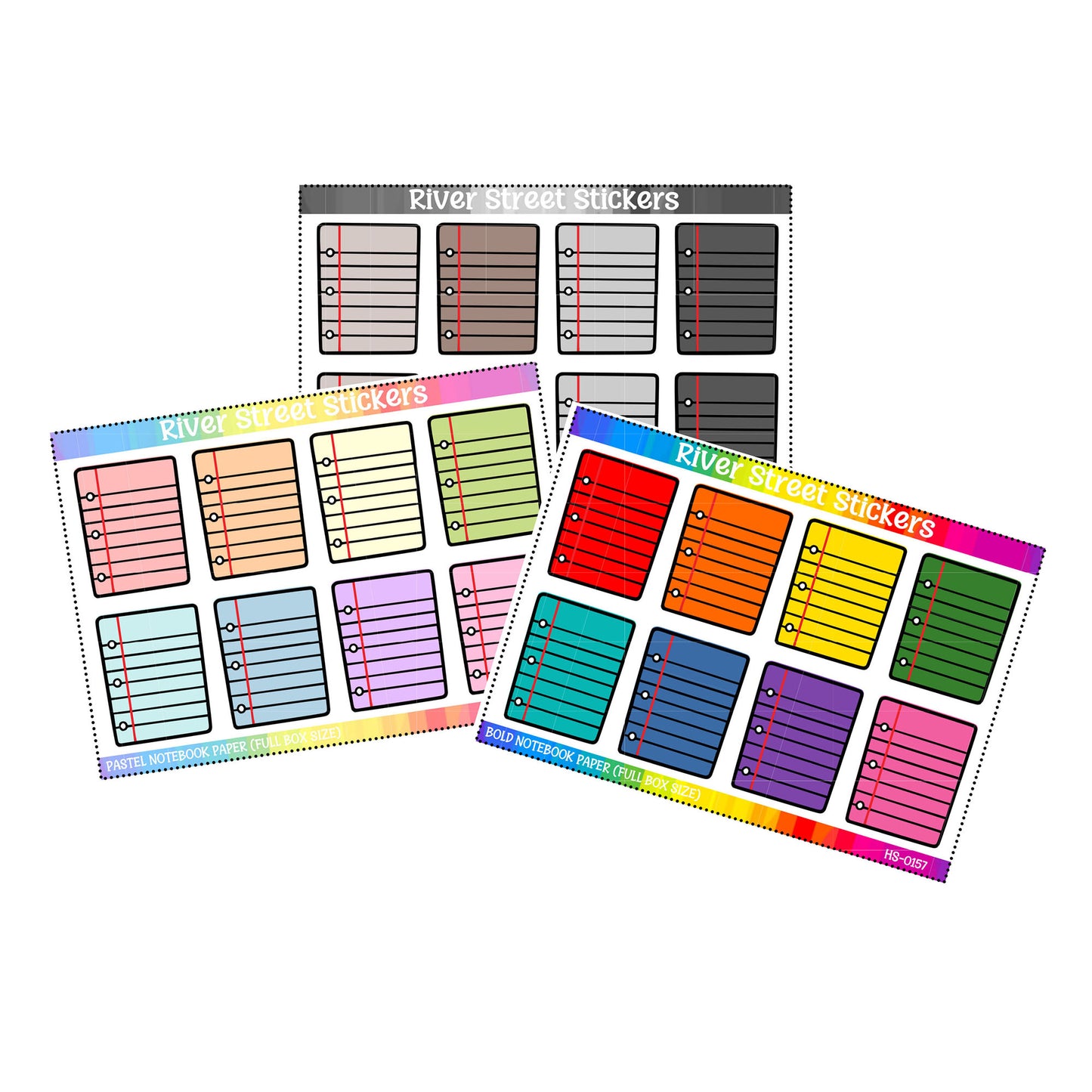 Notebook Paper Functional Set