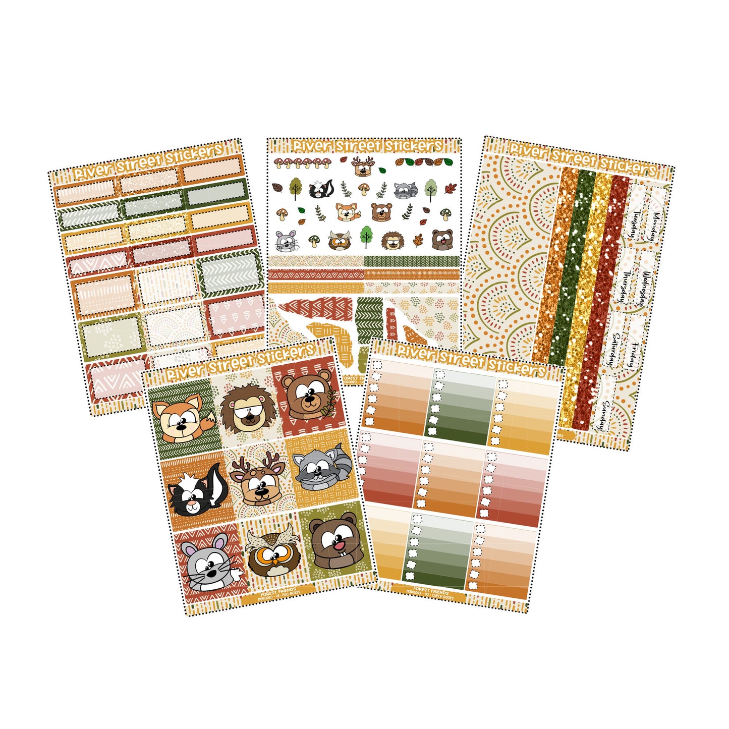 Forest Friends Horizontal Weekly Kit